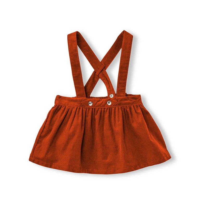 Rok overall anak warna coklat